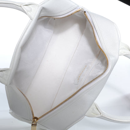 Chanel Caviar Quilted Small Bowler White 7 of 7
