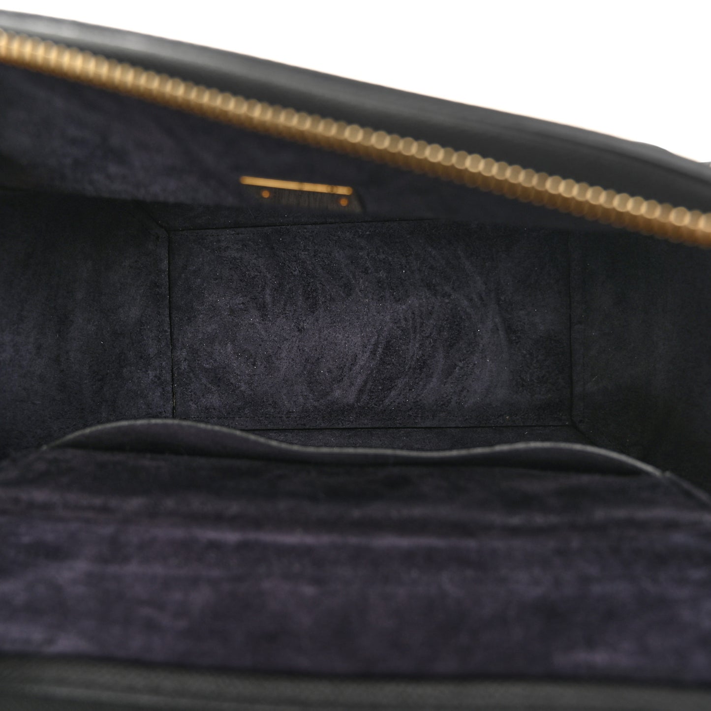 Grained Calfskin Micro Belt Bag Black