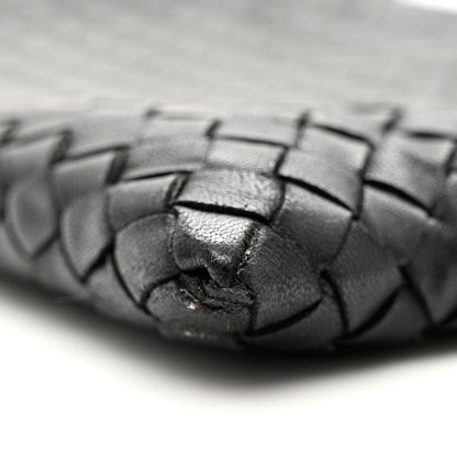 Bottega Veneta Nappa Intrecciato Medium Zip Pouch Black 9 of 9