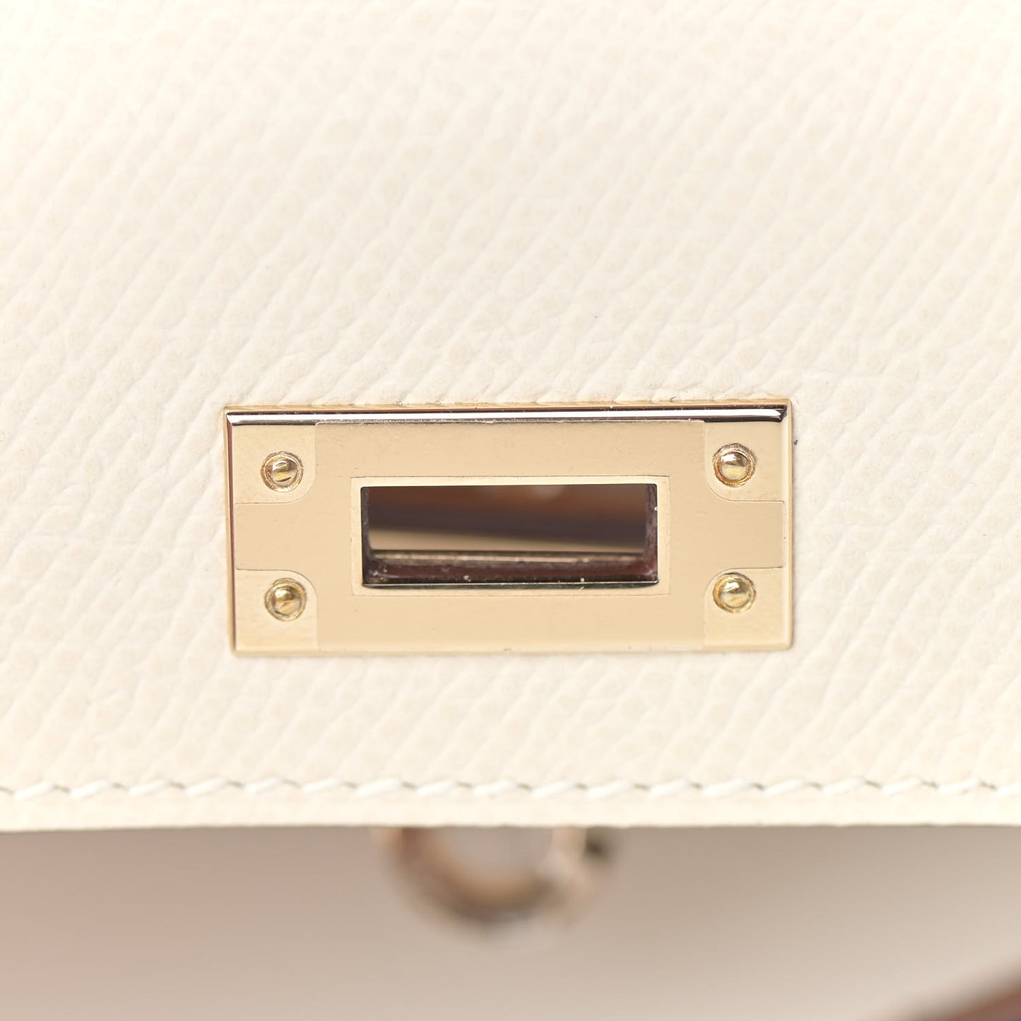 Epsom Mini Horseshoe Kelly Sellier 20 Craie Sesame