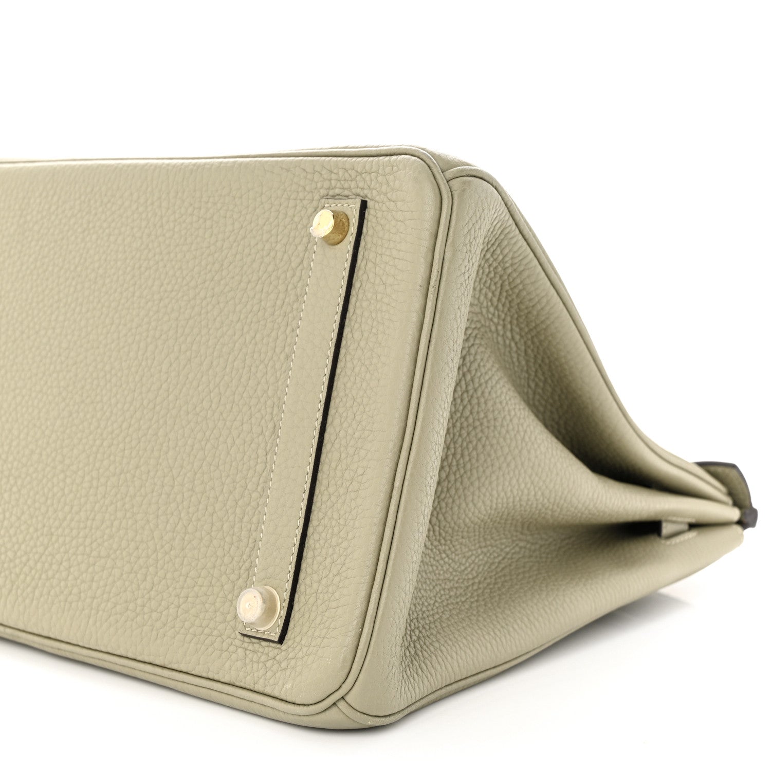 Hermes Taurillon Clemence Birkin 35 Sauge 10 of 11
