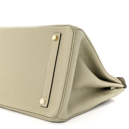 Hermes Taurillon Clemence Birkin 35 Sauge 10 of 11