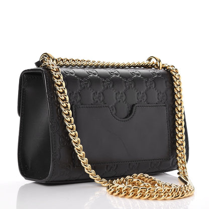 Gucci Guccissima Small Padlock Shoulder Bag Black 3 of 8