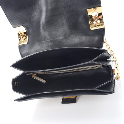 Valentino Garavani Nappa Striped B-Rockstud Flap Black Light Ivory 6 of 12