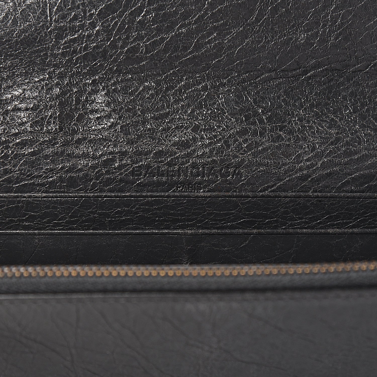Balenciaga Agneau Classic Hardware Money Wallet Gris Fossile 6 of 11
