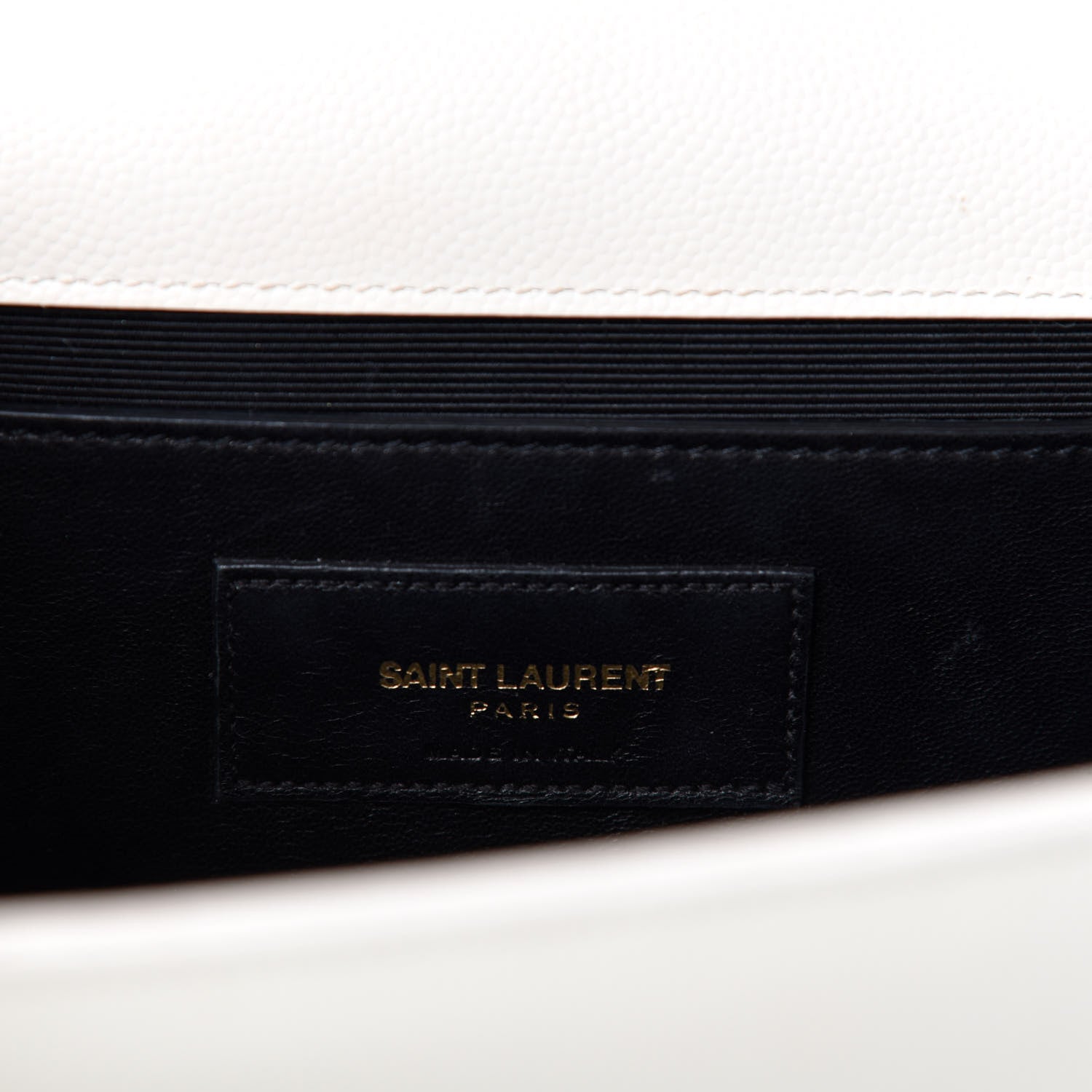Saint Laurent Grain De Poudre Medium Classic Monogram Kate Satchel Porcellana 10 of 12