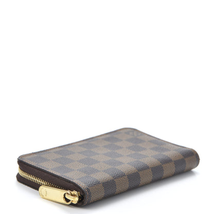 Louis Vuitton Damier Ebene Zippy Compact Wallet 2 of 6