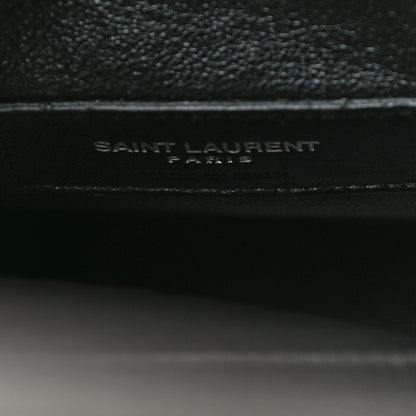 Saint Laurent Calfskin Crocodile Embossed Baby Sac De Jour Fog 6 of 10