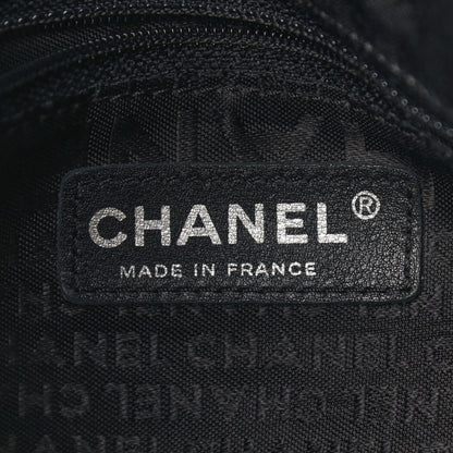 Chanel Lambskin Stitched Medium Ultimate Soft Tote Black 6 of 11