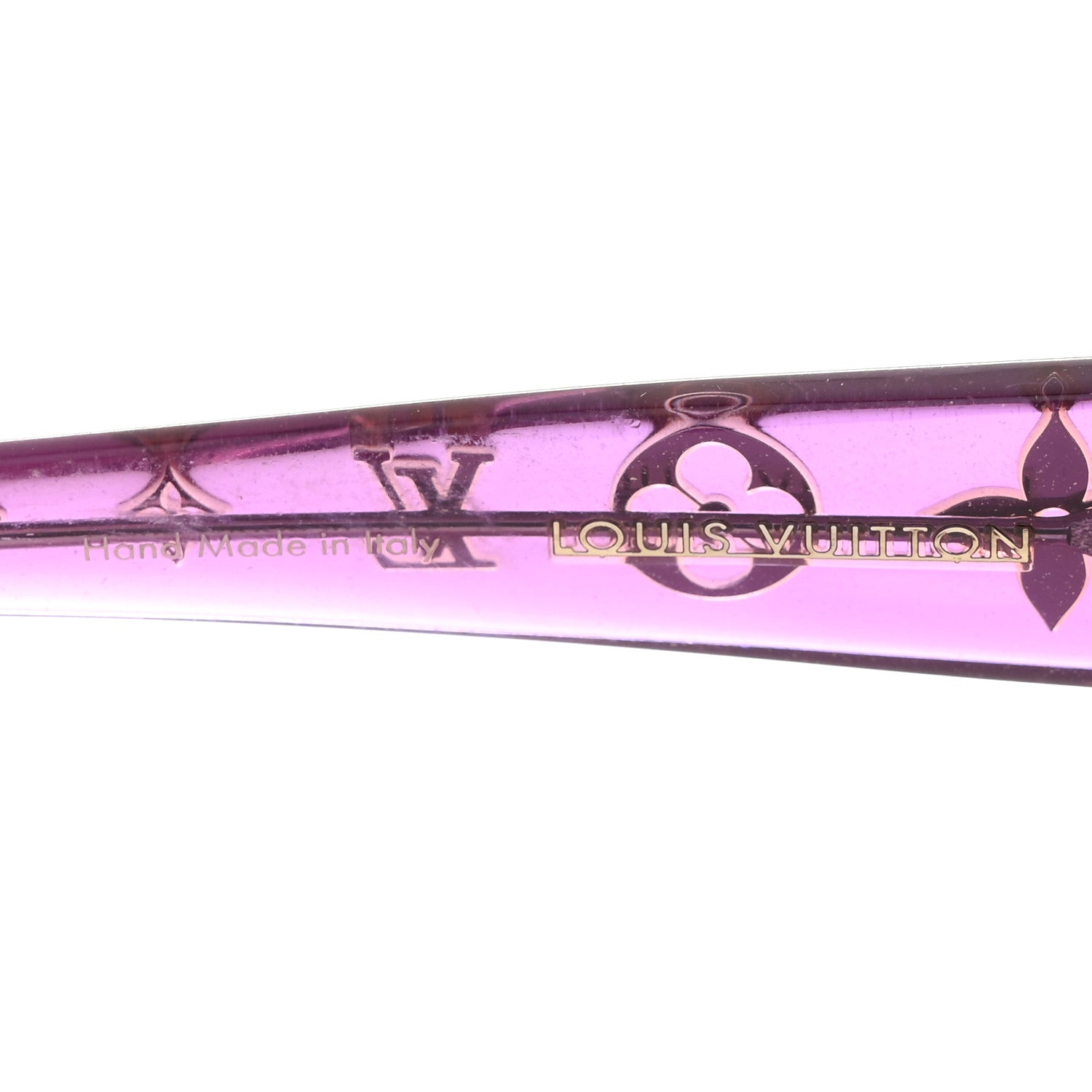 Louis Vuitton Obsession GM Z0642E Sunglasses Violet Glitter 5 of 8