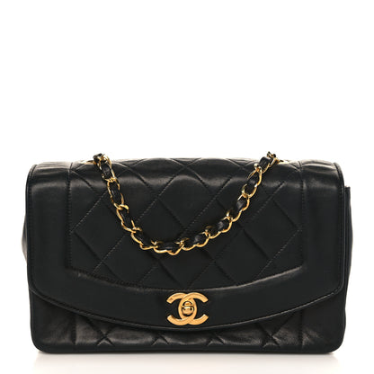 Chanel Lambskin Quilted Small Single Flap Black 1 of 11