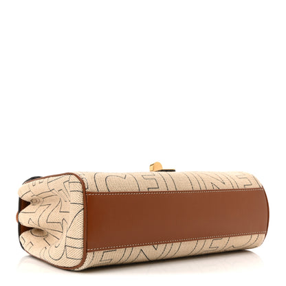 Celine Canvas Smooth Calfskin Teen 16 Crossbody Bag Natural Tan 4 of 13