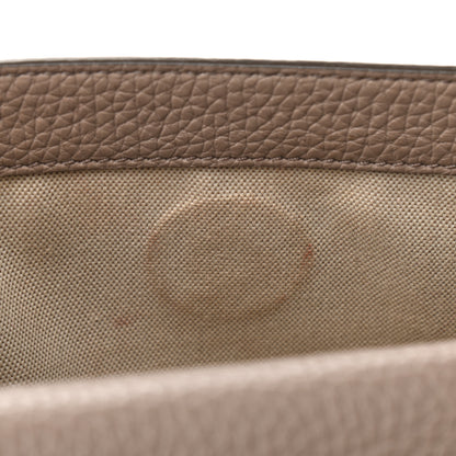 Tom Ford Grained Calfskin Large T Clasp Tara Crossbody Bag Silk Taupe 9 of 15