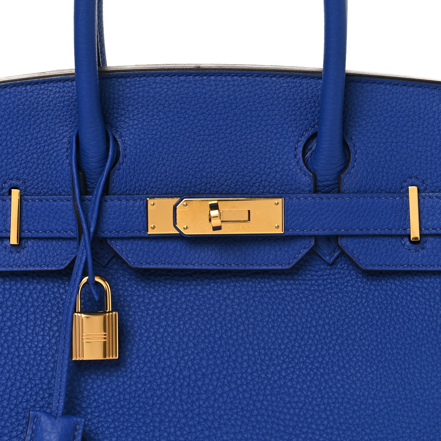 Hermes Togo Birkin 30 Bleu Electrique 8 of 12
