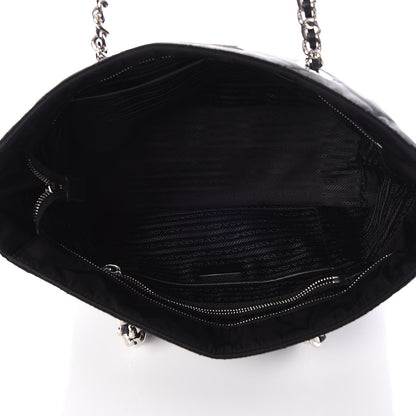 Prada Nylon Tessuto Impuntu Quilted Tote Black 5 of 8