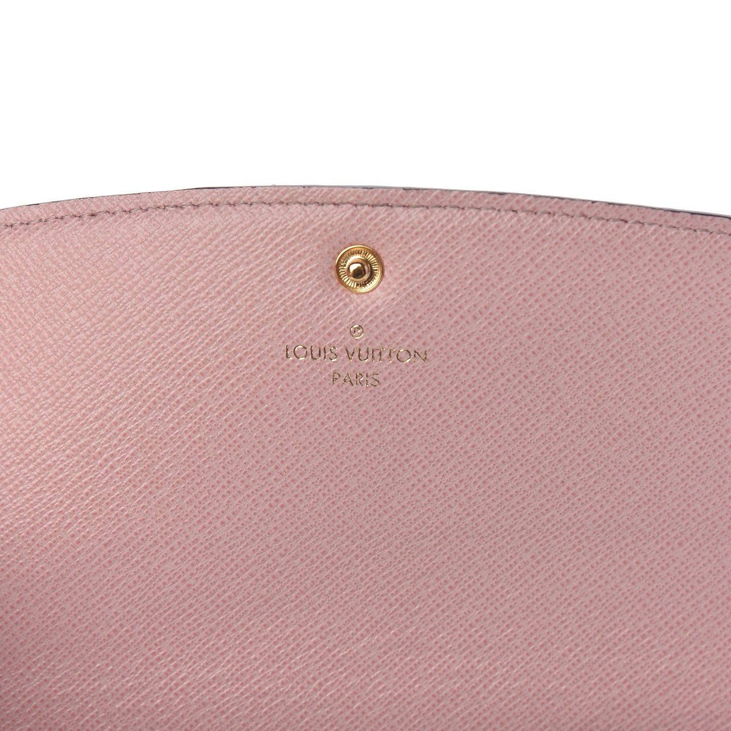 Damier Ebene Emilie Wallet Rose Ballerine