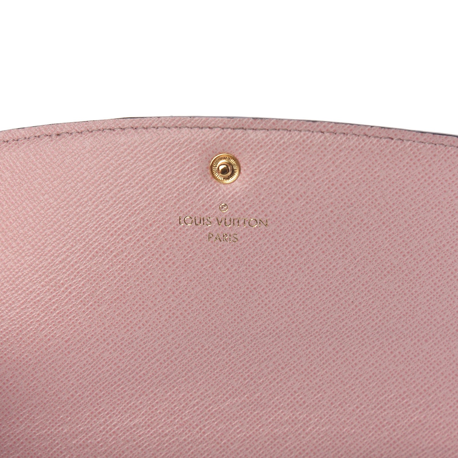 Louis Vuitton Damier Ebene Emilie Wallet Rose Ballerine 6 of 8