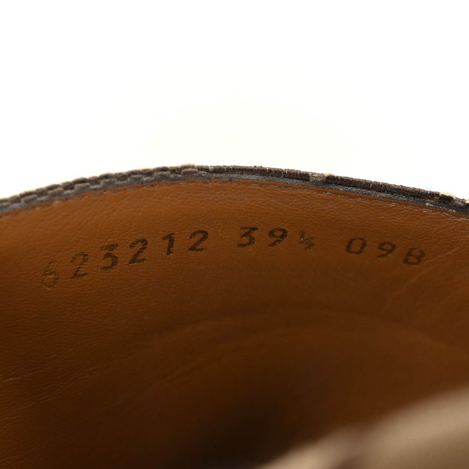 Gucci Monogram Maxi GG Angelina Platform 55mm Slide Sandals 39.5 Camel Ebony 6 of 8
