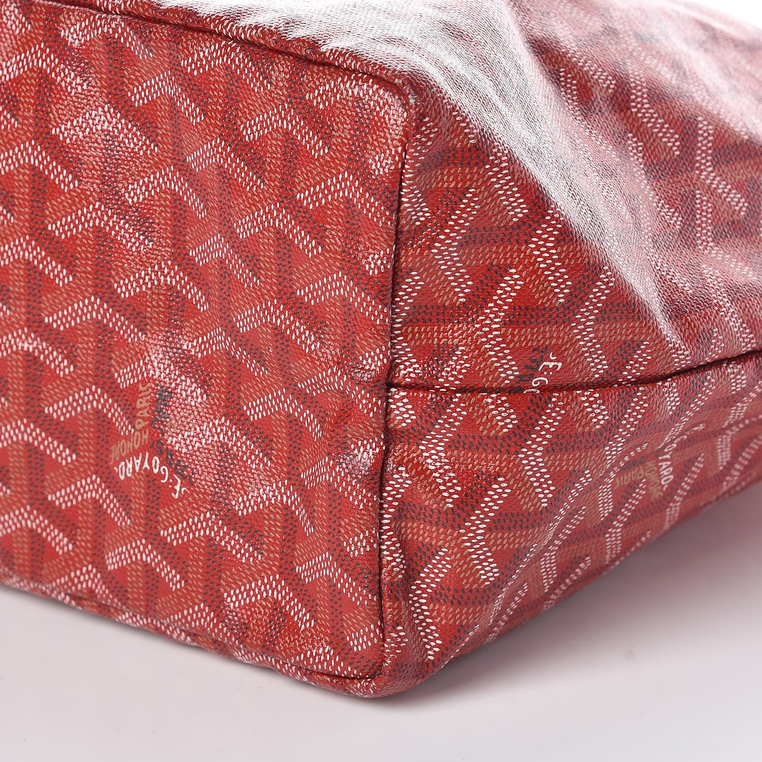 Goyard Goyardine Saint Louis PM Red 9 of 9