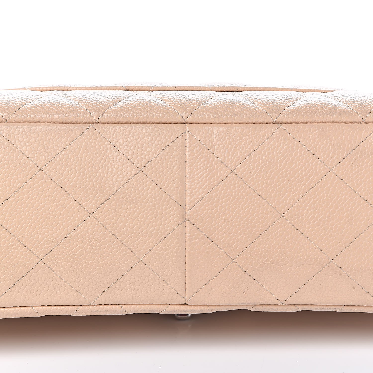 Chanel Caviar Quilted Jumbo Single Flap Beige Clair 23 of 24