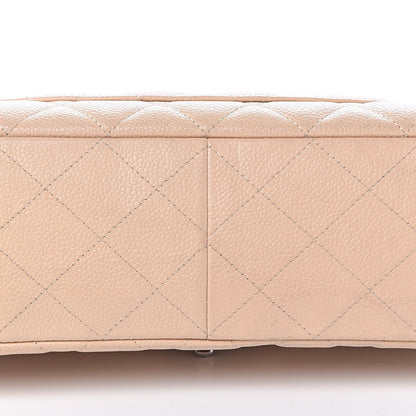 Chanel Caviar Quilted Jumbo Single Flap Beige Clair 23 of 24