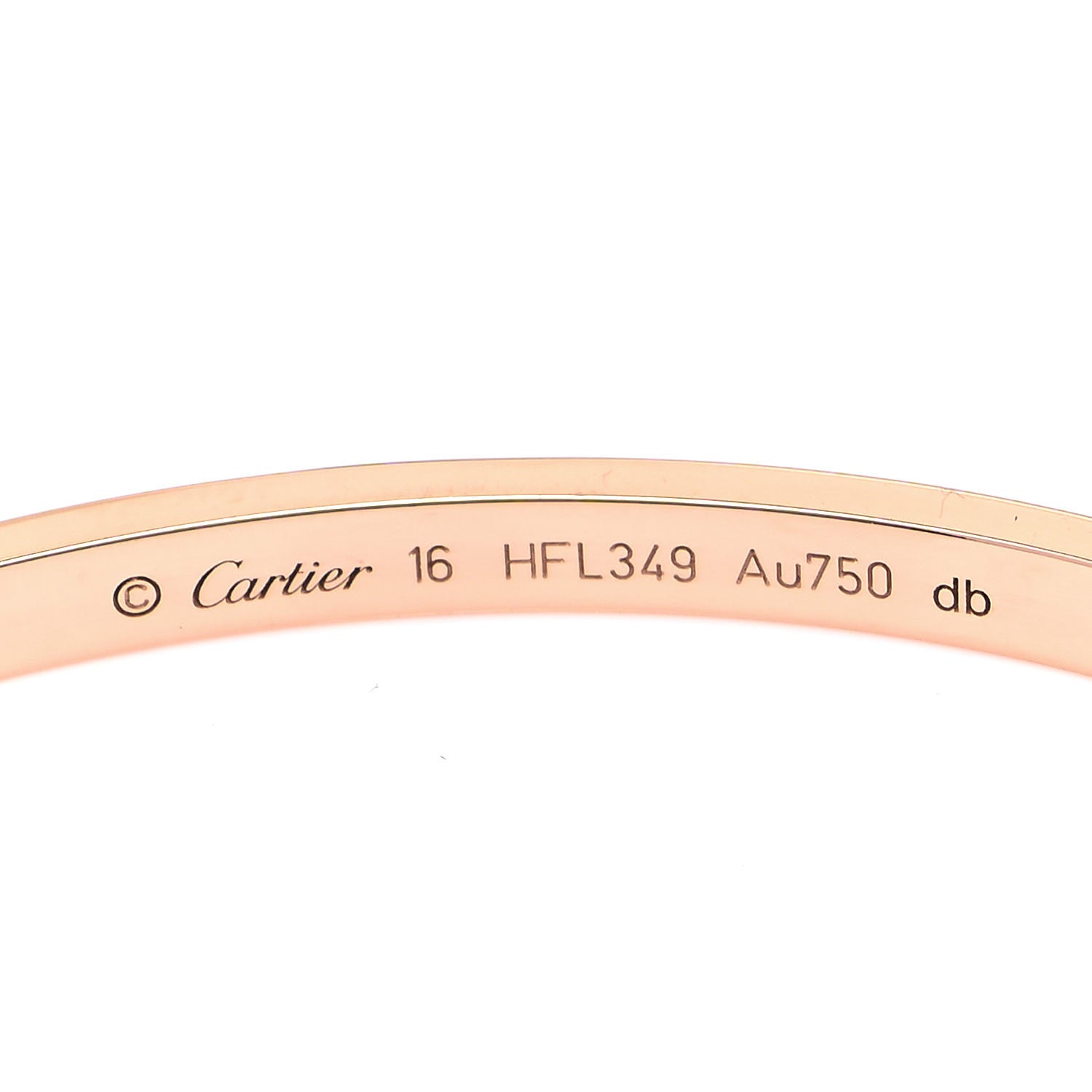 Cartier 18K Pink Gold Small LOVE Bracelet 16 4 of 6