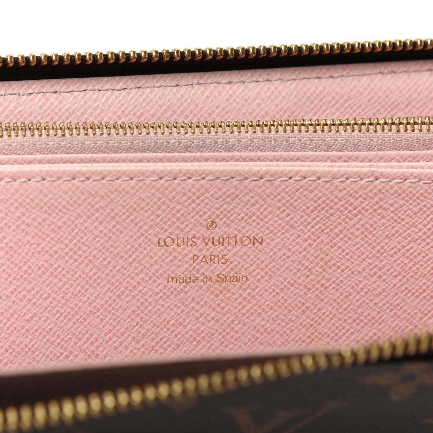 Louis Vuitton Monogram Pompon Zippy Wallet Rose Ballerine 6 of 7