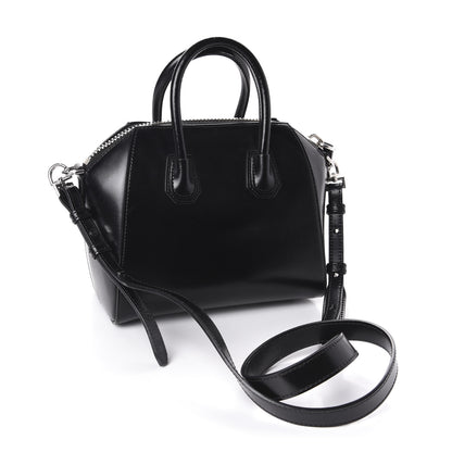 Givenchy Shiny Lord Calfskin Mini Antigona Black 3 of 10