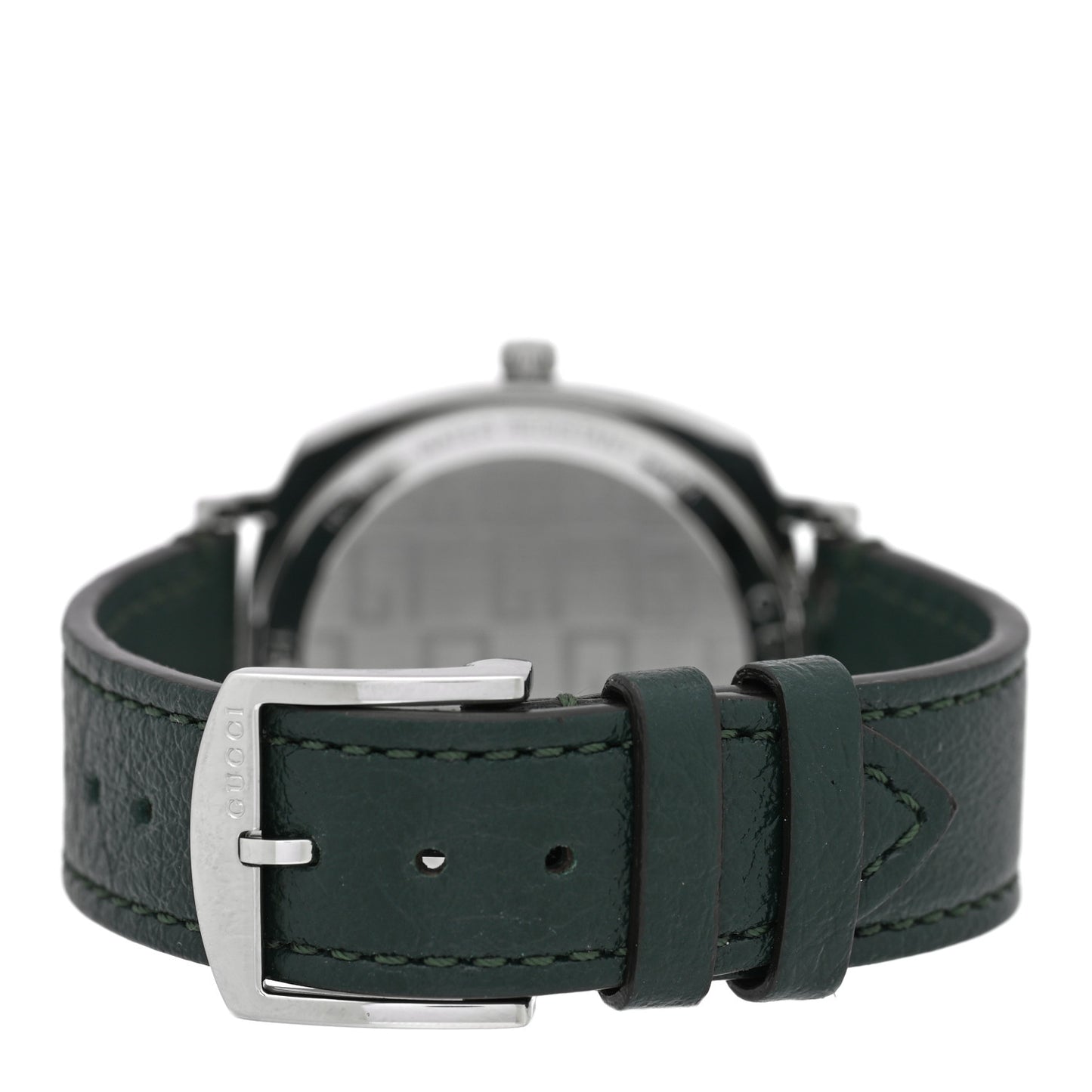 Stainless Steel Calfskin 35mm Grip Quartz Watch Green
