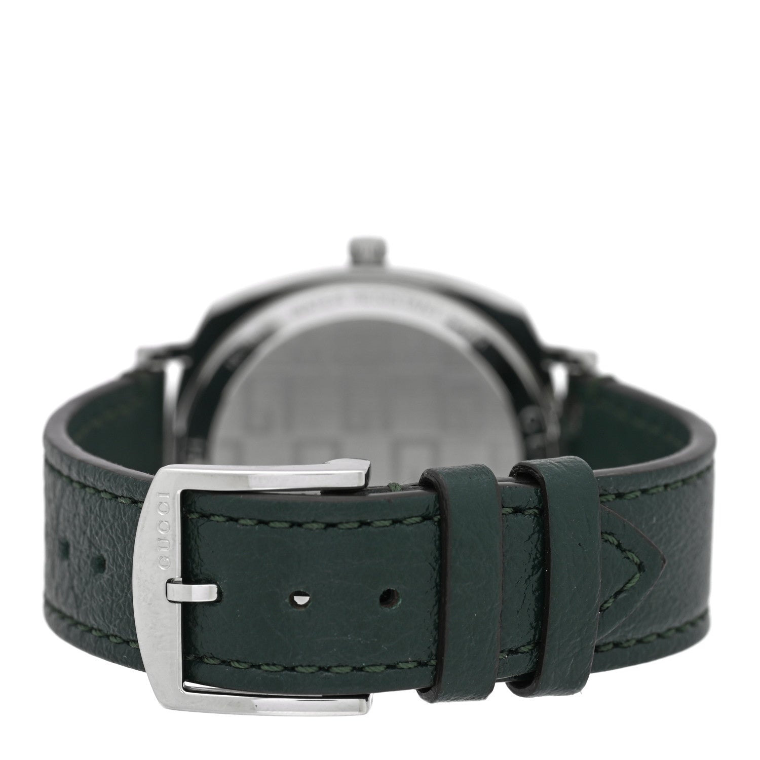 Gucci Stainless Steel Calfskin 35mm Grip Quartz Watch Green 3 of 4