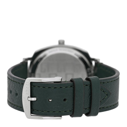 Gucci Stainless Steel Calfskin 35mm Grip Quartz Watch Green 3 of 4
