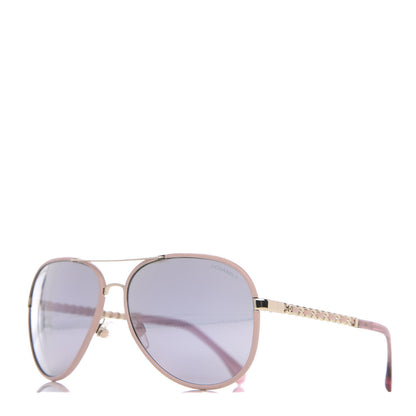 Chanel Pilot Winter Sunglasses 4219 Light Pink 1 of 8