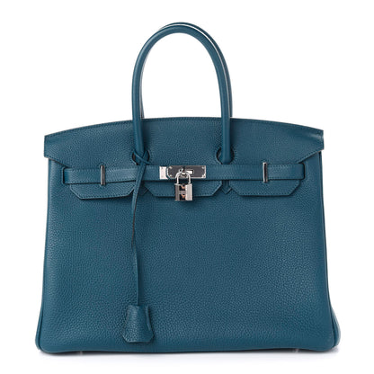 Hermes Togo Birkin 35 Cobalt 1 of 10