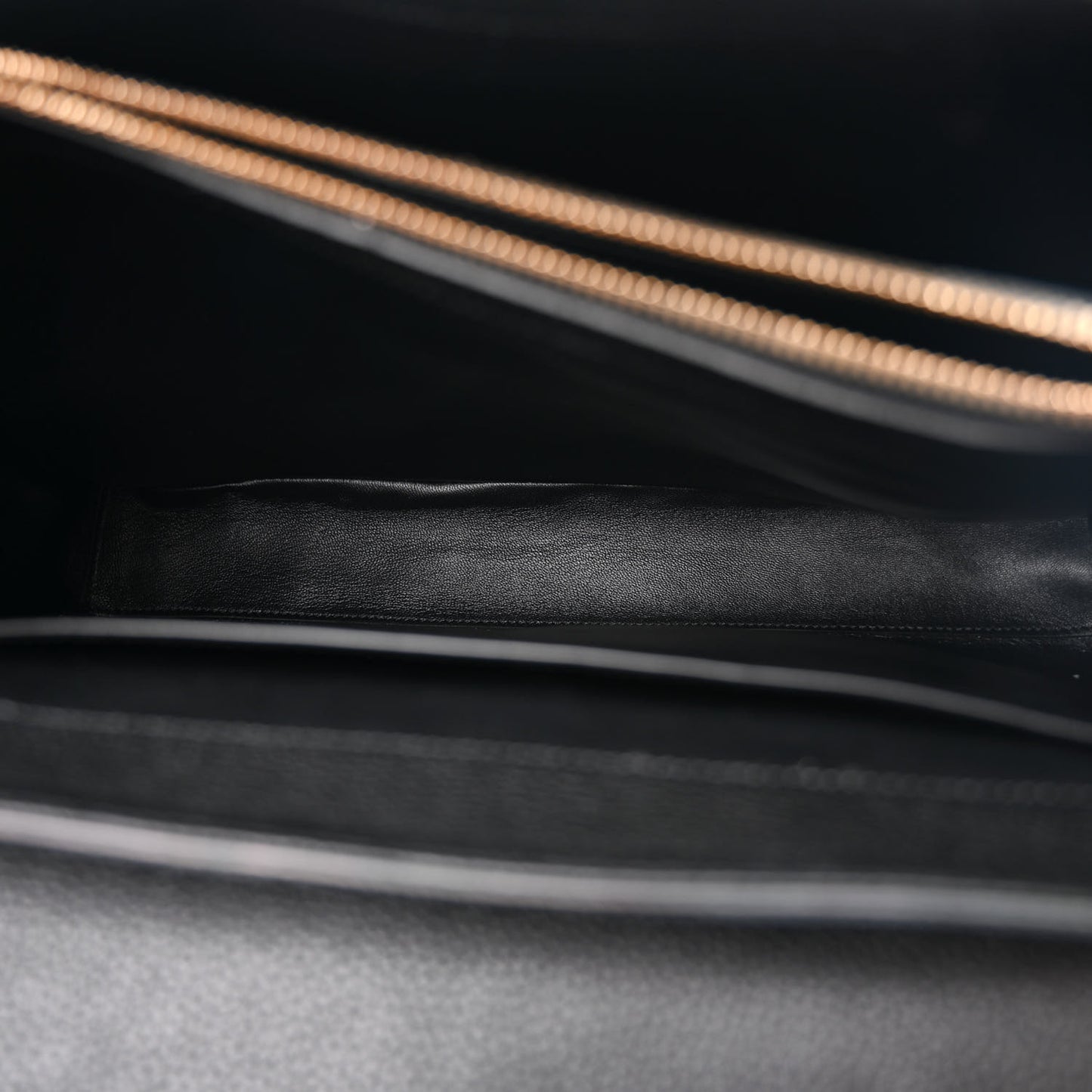 Grained Calfskin Classique 16 Top Handle Bag Black