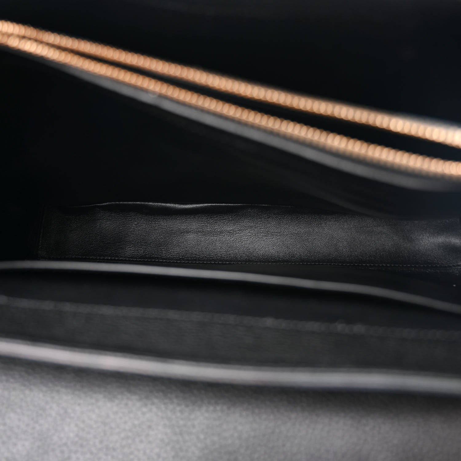Celine Grained Calfskin Classique 16 Top Handle Bag Black 6 of 13