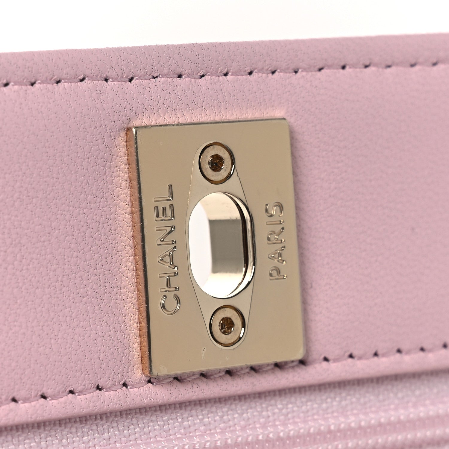 Chanel Lambskin Quilted Trendy Chain CC Wallet On Chain WOC Light Pink 13 of 14