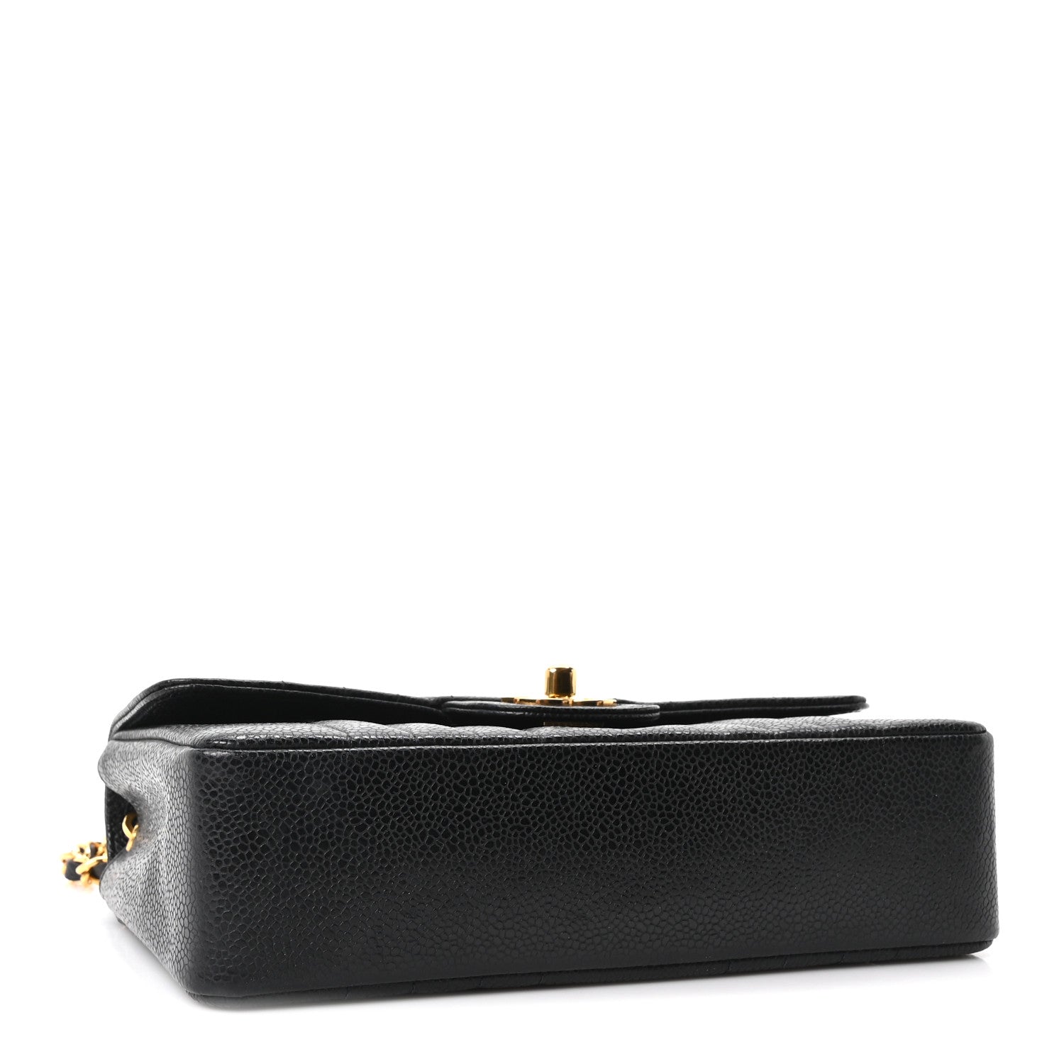 Chanel Caviar Vertical Quilted Small Single Flap Black 3 of 10