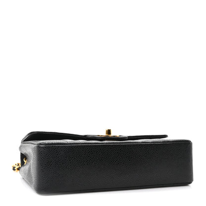Chanel Caviar Vertical Quilted Small Single Flap Black 3 of 10