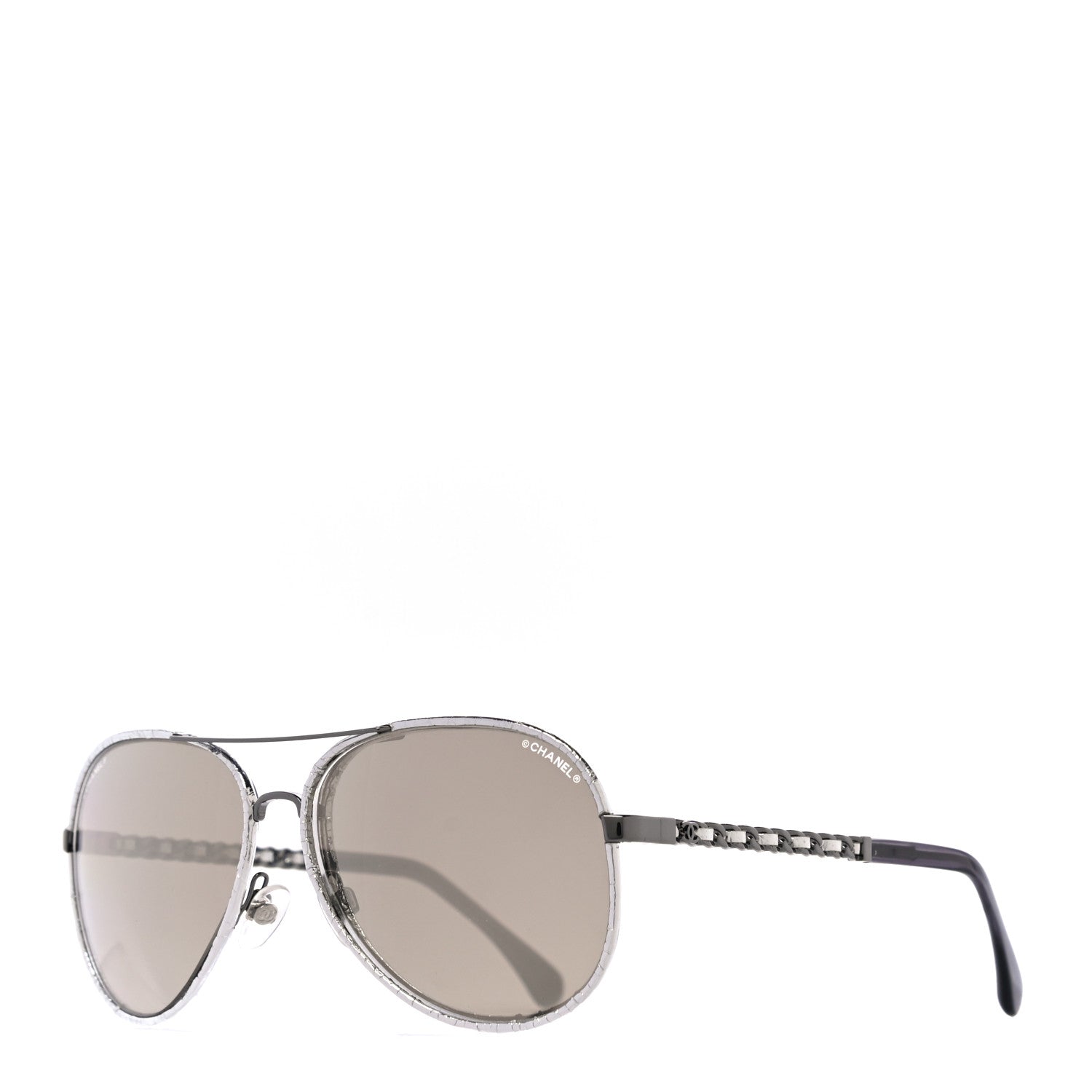 Chanel Metal Pilot Winter Sunglasses 4219 Grey 1 of 7