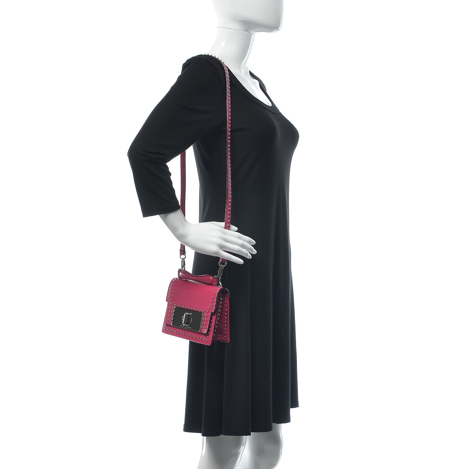 Marc Jacobs Calfskin Mini Mischief Flap Shameless Pink 2 of 8