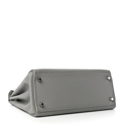 Hermes Togo Kelly Retourne 28 Gris Mouette 5 of 11