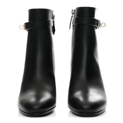 Hermes Calfskin Saint Germain Ankle Boots 35 Black 3 of 10