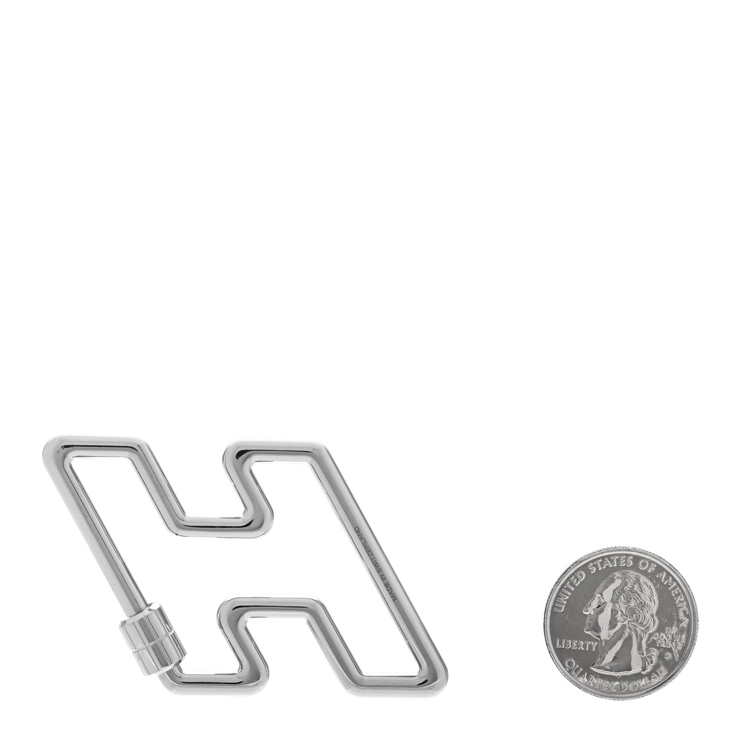Hermes Stainless Steel H Too Speedy Key Ring 2 of 5
