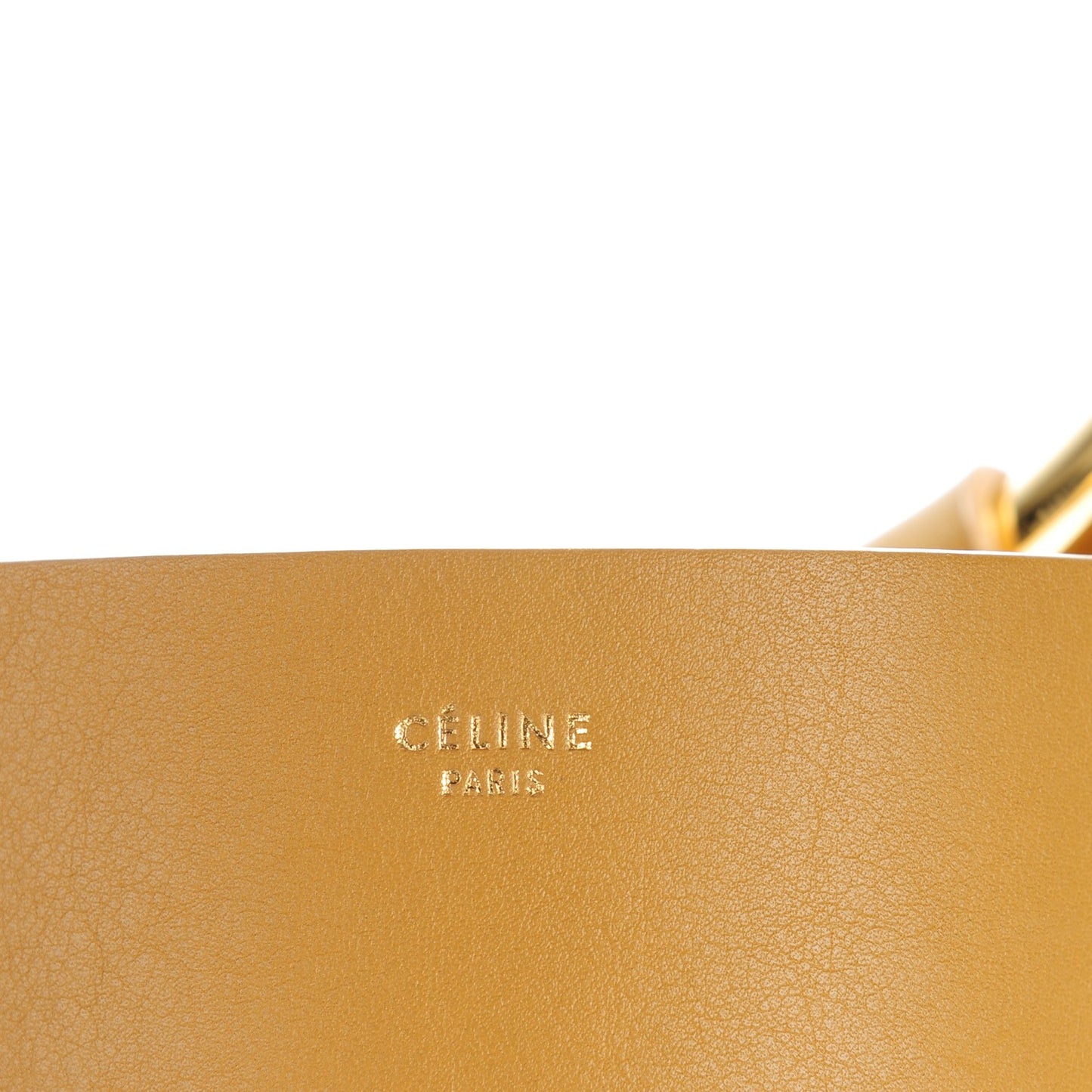 Smooth Calfskin Geometrical Tote Nutmeg