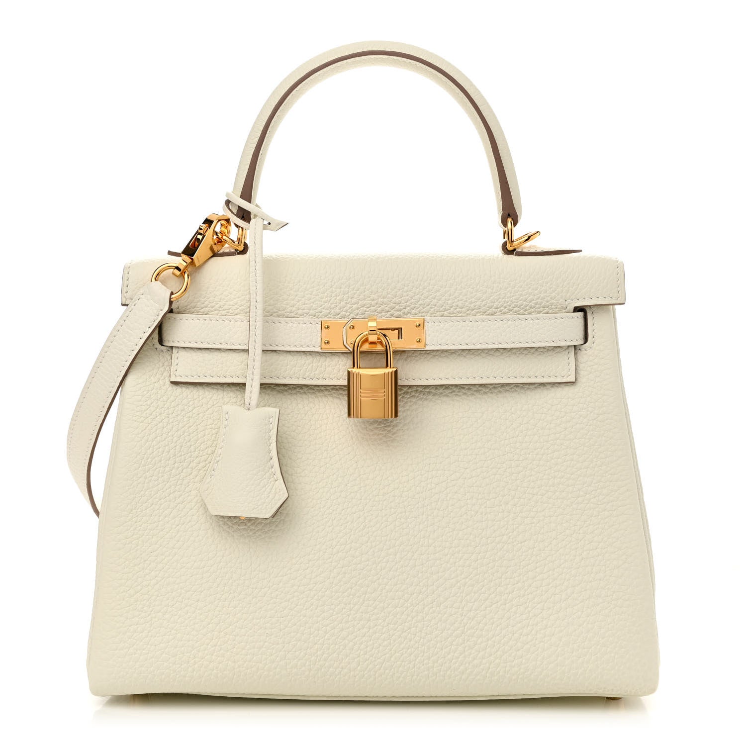 Hermes Togo Kelly Retourne 25 Mushroom 1 of 11