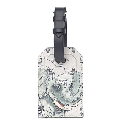 Louis Vuitton Savane Monogram Chapman Elephant Luggage Tag 1 of 3