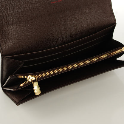 Louis Vuitton Damier Ebene Sarah Wallet 5 of 8