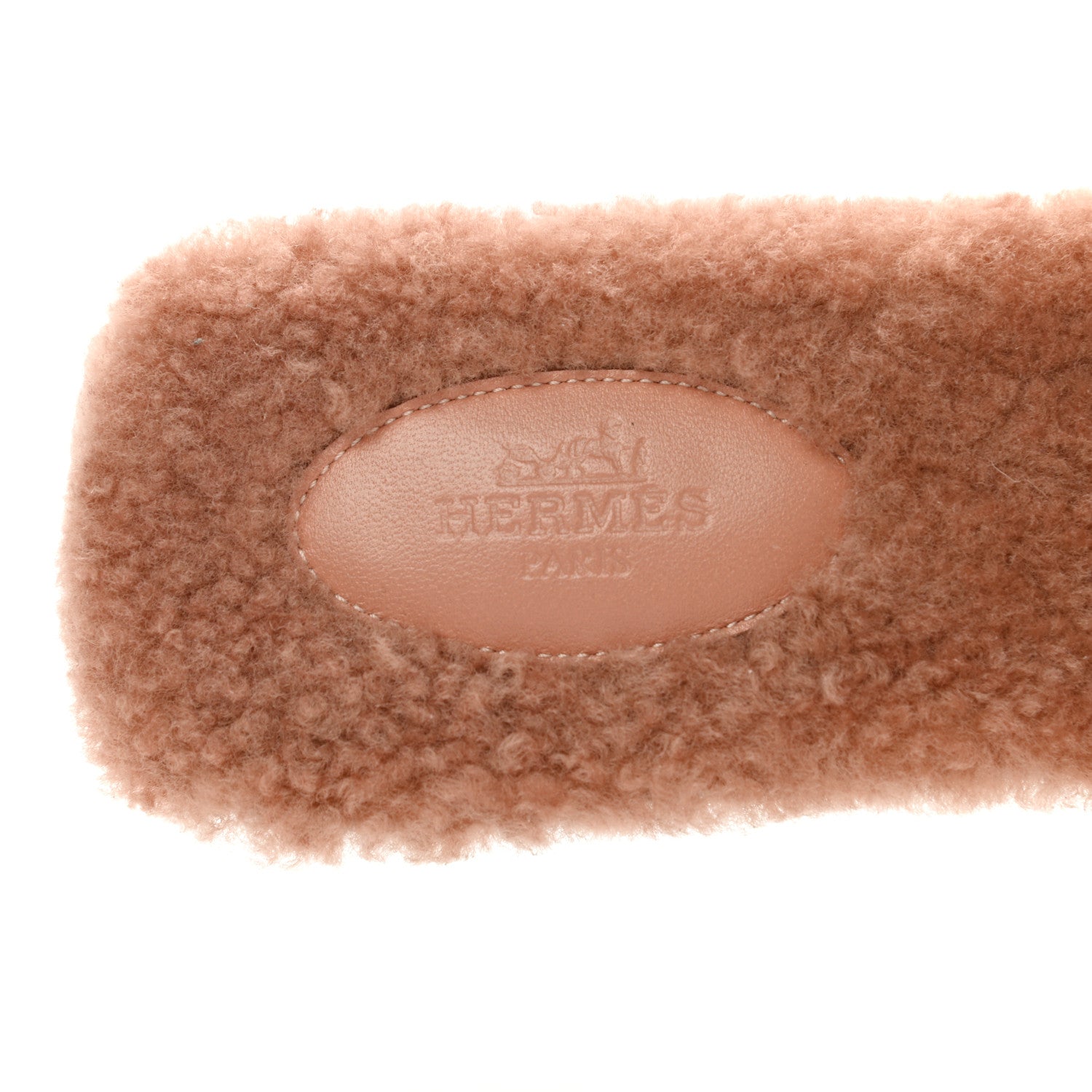 Hermes Woolskin Oran Sandals 41 Rose Aube 7 of 8