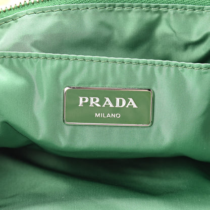 Prada Tessuto Nylon Floral Print Tote Pink 6 of 12