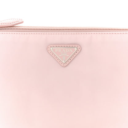 Prada Re-Nylon Vela Saffiano Mini Pochette Bag Alabastro 8 of 11